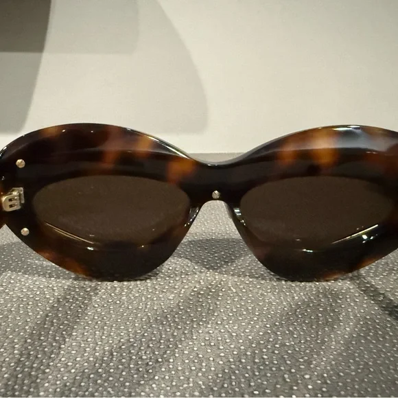 Loewe Double Frame Brown Sunglasses in Excellent Condition - Picture 5 of 11